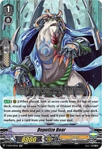 Deputize Bear - V-BT07: Infinideity Cradle - Cardfight Vanguard card