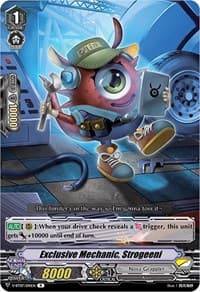 Exclusive Mechanic, Strogeeni - V-BT07: Infinideity Cradle - Cardfight Vanguard card