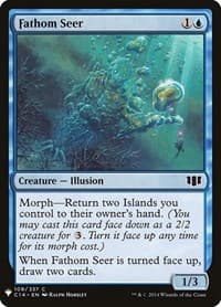 Fathom Seer - The List Reprints - Magic: The Gathering card