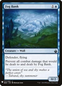 Fog Bank - The List Reprints - Magic: The Gathering card