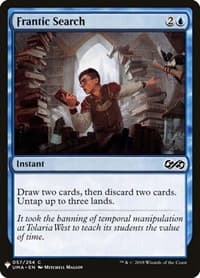 Frantic Search - The List Reprints - Magic: The Gathering card
