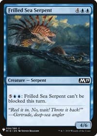 Frilled Sea Serpent - The List Reprints - Magic: The Gathering card