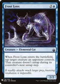 Frost Lynx - The List Reprints - Magic: The Gathering card