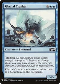 Glacial Crasher - The List Reprints - Magic: The Gathering card