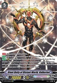 Giant Deity of Distant World, Valkerion - V-BT07: Infinideity Cradle - Cardfight Vanguard card