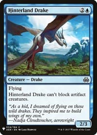 Hinterland Drake - The List Reprints - Magic: The Gathering card