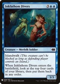 Inkfathom Divers - The List Reprints - Magic: The Gathering card