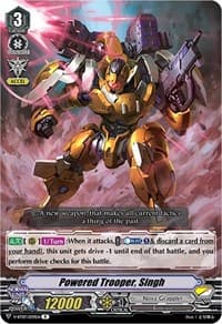 Powered Trooper, Singh - V-BT07: Infinideity Cradle - Cardfight Vanguard card