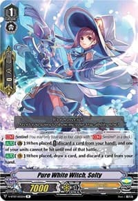 Pure White Witch, Solty - V-BT07: Infinideity Cradle - Cardfight Vanguard card