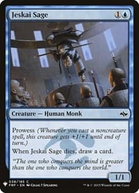 Jeskai Sage - The List Reprints - Magic: The Gathering card