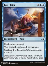 Lay Claim - The List Reprints - Magic: The Gathering card