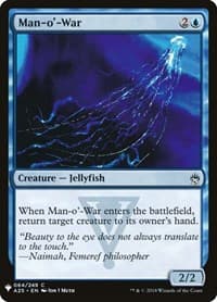 Man-o'-War (A25) - The List Reprints - Magic: The Gathering card
