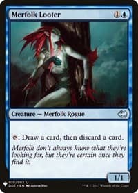 Merfolk Looter - The List Reprints - Magic: The Gathering card