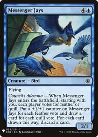 Messenger Jays - The List Reprints - Magic: The Gathering card