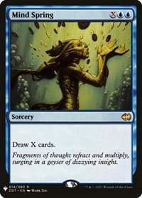 Mind Spring - The List Reprints - Magic: The Gathering card
