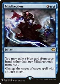 Misdirection - The List Reprints - Magic: The Gathering card