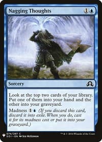 Nagging Thoughts - The List Reprints - Magic: The Gathering card