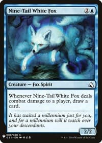 Nine-Tail White Fox - The List Reprints - Magic: The Gathering card