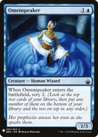 Omenspeaker - The List Reprints - Magic: The Gathering card