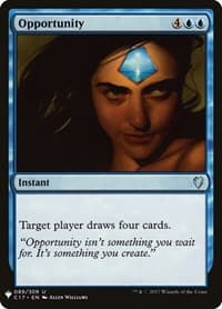 Opportunity (C17) - The List Reprints - Magic: The Gathering card
