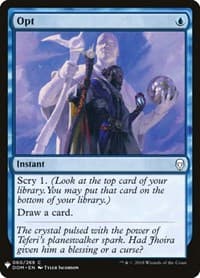 Opt - The List Reprints - Magic: The Gathering card