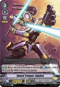 Sword Trooper, Equites - V-BT07: Infinideity Cradle - Cardfight Vanguard card