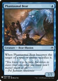Phantasmal Bear - The List Reprints - Magic: The Gathering card