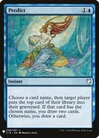 Predict - The List Reprints - Magic: The Gathering card