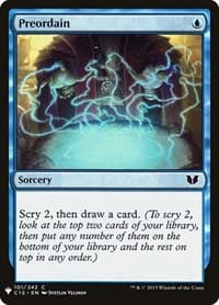 Preordain (C15) - The List Reprints - Magic: The Gathering card
