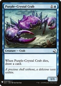 Purple-Crystal Crab - The List Reprints - Magic: The Gathering card