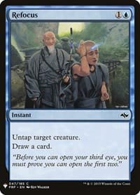 Refocus - The List Reprints - Magic: The Gathering card