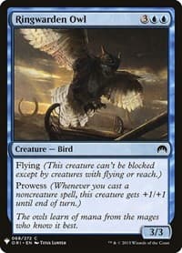 Ringwarden Owl - The List Reprints - Magic: The Gathering card