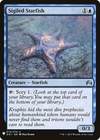 Sigiled Starfish - The List Reprints - Magic: The Gathering card