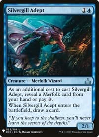 Silvergill Adept - The List Reprints - Magic: The Gathering card