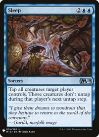 Sleep (M19) - The List Reprints - Magic: The Gathering card