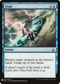 Snap (DDS) - The List Reprints - Magic: The Gathering card
