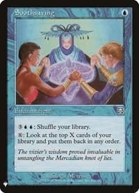 Soothsaying - The List Reprints - Magic: The Gathering card