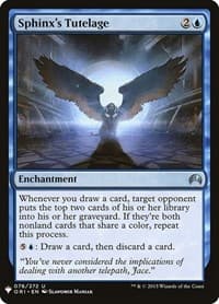 Sphinx's Tutelage - The List Reprints - Magic: The Gathering card