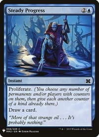 Steady Progress - The List Reprints - Magic: The Gathering card