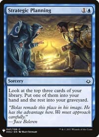 Strategic Planning - The List Reprints - Magic: The Gathering card