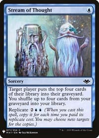 Stream of Thought - The List Reprints - Magic: The Gathering card