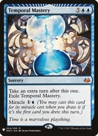 Temporal Mastery - The List Reprints - Magic: The Gathering card