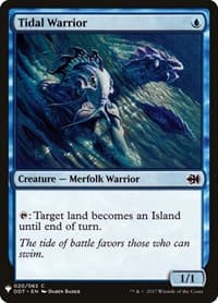 Tidal Warrior - The List Reprints - Magic: The Gathering card