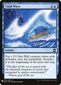 Tidal Wave - The List Reprints - Magic: The Gathering card