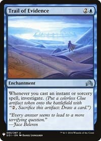 Trail of Evidence - The List Reprints - Magic: The Gathering card