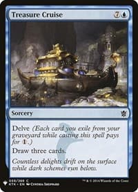 Treasure Cruise - The List Reprints - Magic: The Gathering card