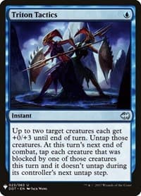 Triton Tactics - The List Reprints - Magic: The Gathering card