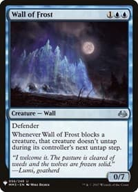 Wall of Frost - The List Reprints - Magic: The Gathering card