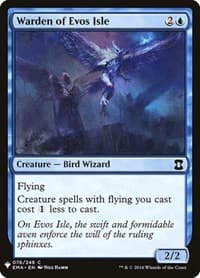Warden of Evos Isle - The List Reprints - Magic: The Gathering card