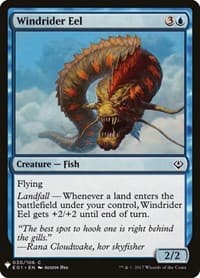 Windrider Eel - The List Reprints - Magic: The Gathering card